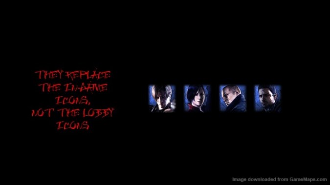 Blue Mercenaries RE6 Survivor Icons