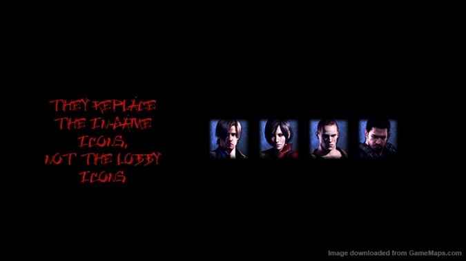 Blue RE6 Survivors Icons