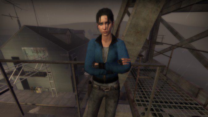 Blue Sweater Zoey Body with Gloves