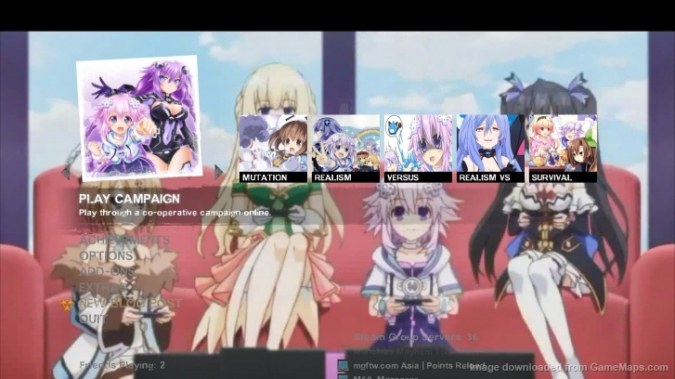 Choujigen Game Neptunia Menu MOD