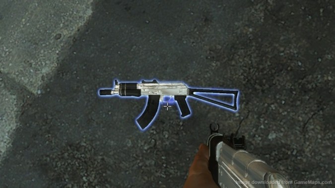 Chrome Hellsing AKs-74u