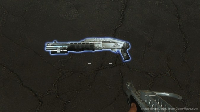 Chrome Hellsing Shotgun SPAS