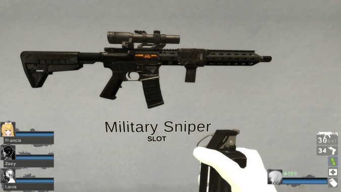 CODGhost TTI TR-1 (Replace military sniper) [Sound fix Ver]