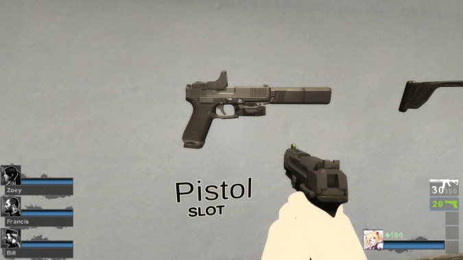 CODMW22 Tactical X12 Silenced Build - Solid Grey (Dual Pistols)