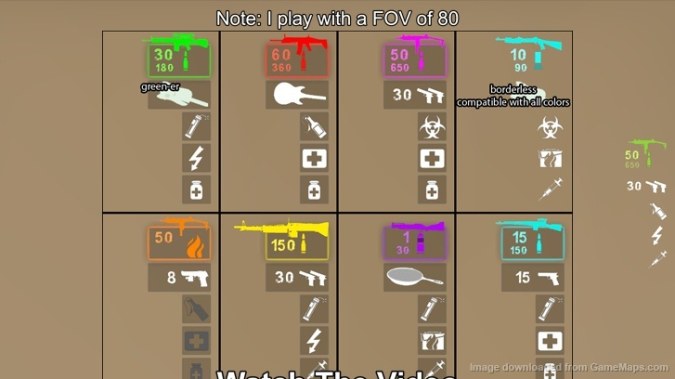 Colored HUD - Weapon Segment