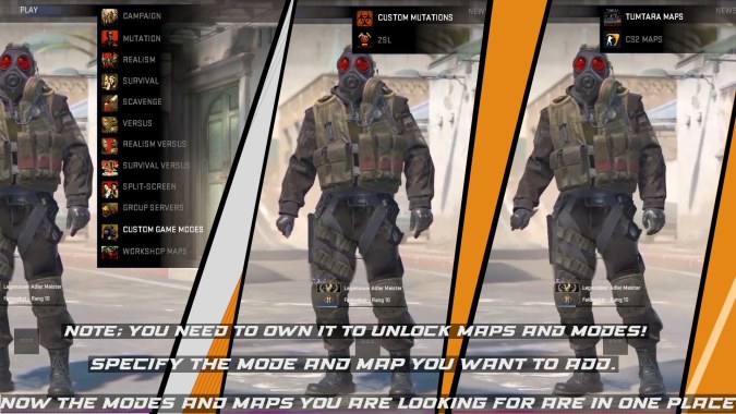 CS2 UI: Menu