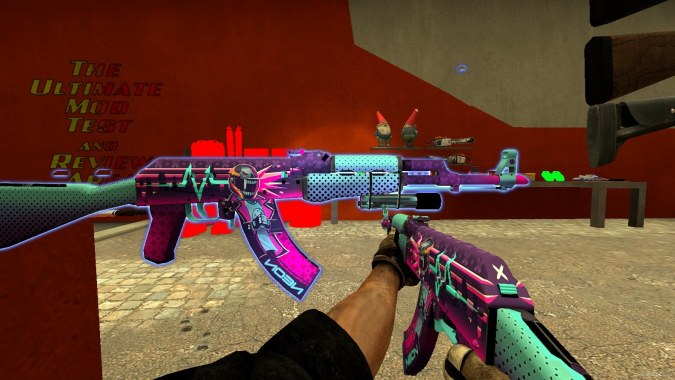 CS:GO AK47 | Neon Rider in L4D2 Animations (Reskin)