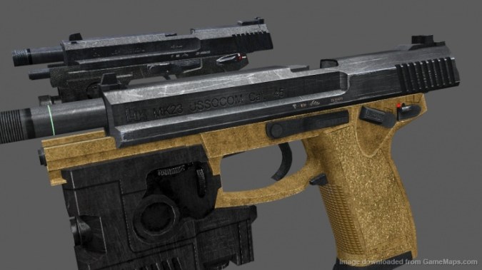 Dark Weathered HK Pistols