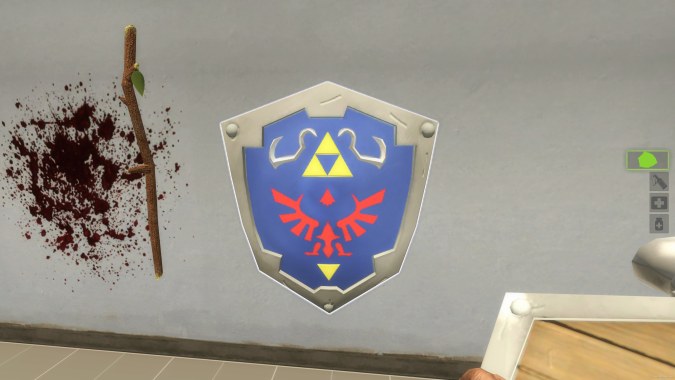 Death Mountain: Hylian Shield (Cricket Bat)