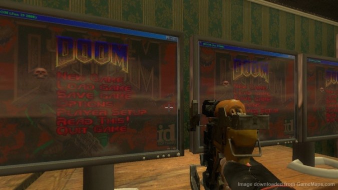 Doom Computer Screen