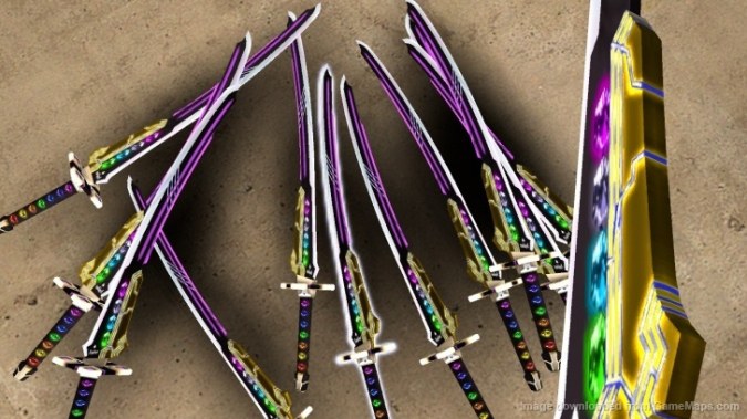 Enhanced PurpleHeart Katana