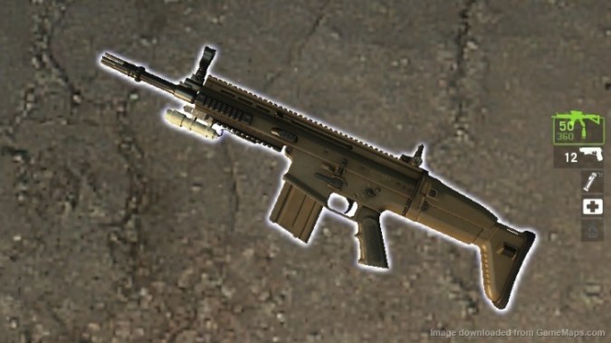 FN SCAR-H Desert version (Ironsights)