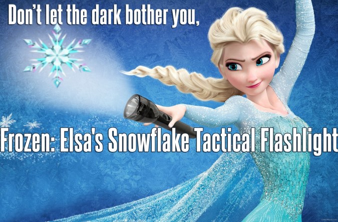 Frozen: Elsa's Snowflake Tactical Flashlight