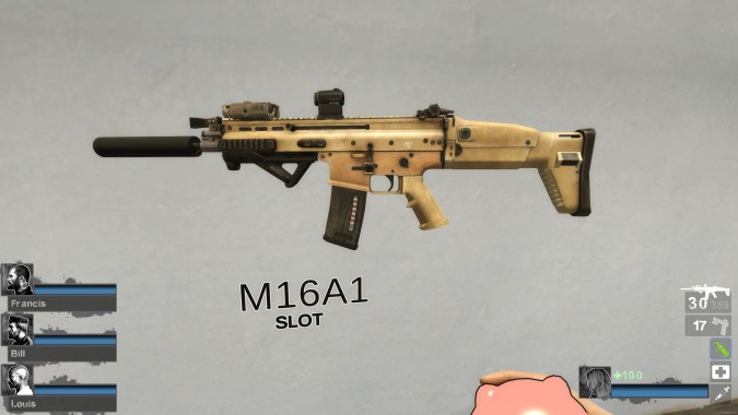 G.I. Joe Retaliation - Lady Jaye's Custom Scar-L CQC Tan (M16A2)