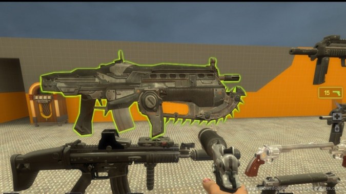 Gears of War Lancer Rifle (M16)