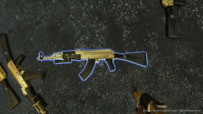 Gold Hellsing AK47