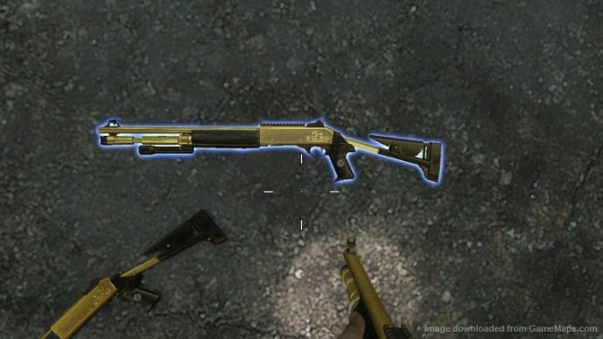 Gold Hellsing Autoshotgun