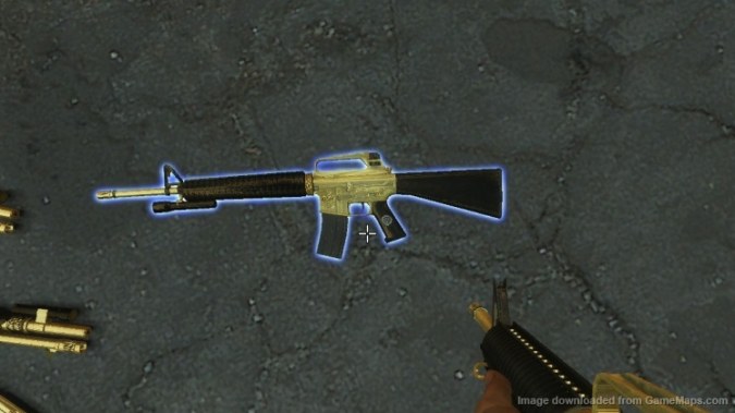 Gold Hellsing M16 Gold Hellsing M16