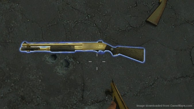 Gold Hellsing Shotgun Chrome