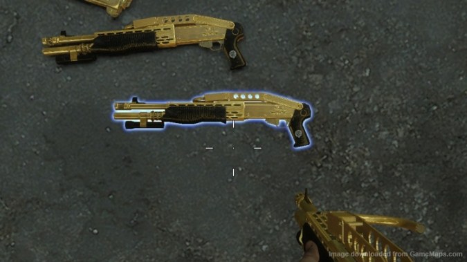 Gold Hellsing Shotgun SPAS