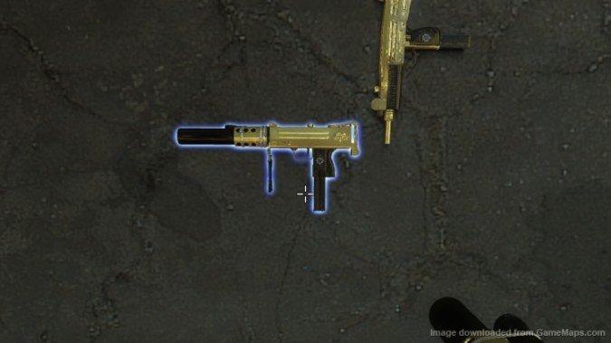 Gold Hellsing Silenced SMG