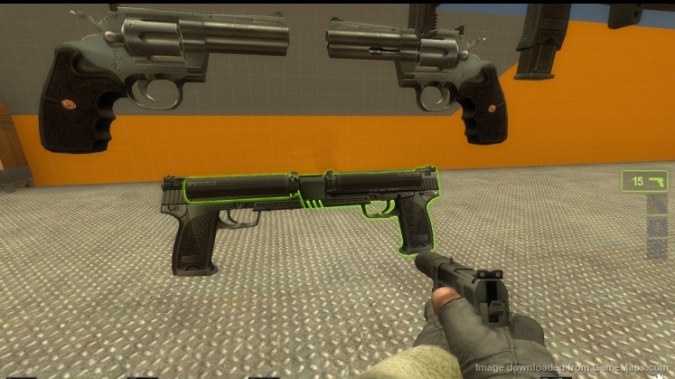 Heckler & Koch USP Match 45  Suppressed