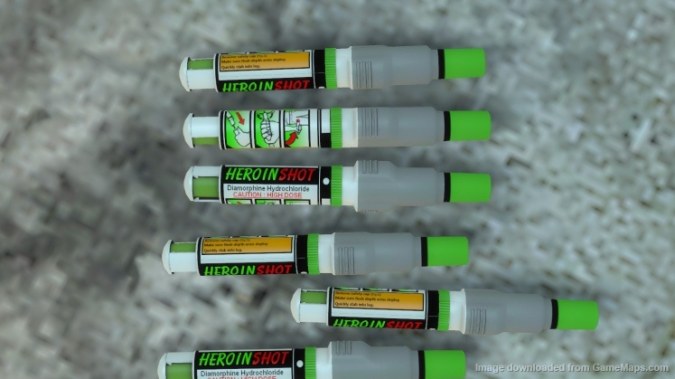 Heroin Shot (diamorphine hydrochloride)