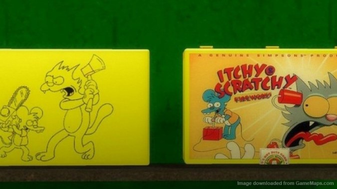 Itchy and Scratchy Fireworks