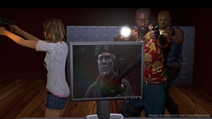 Left 4 Dead 1 intro on PC Screen