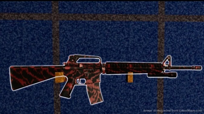M16 Red Tiger camouflage