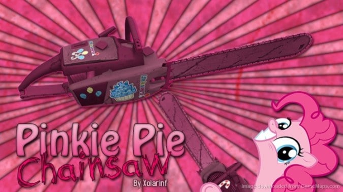 Pinkie Pie chainsaw Pinkie Pie chainsaw