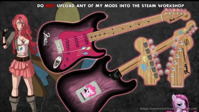 Pinkie Pie Fender Stratocaster