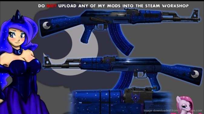 Princess Luna AK47 (HyperMetal anims)