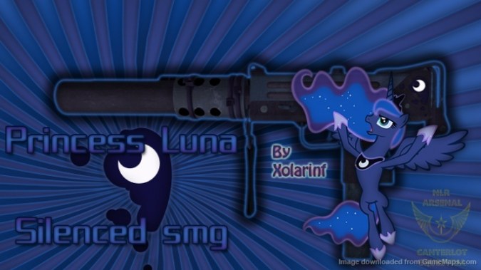 Princess Luna silenced smg