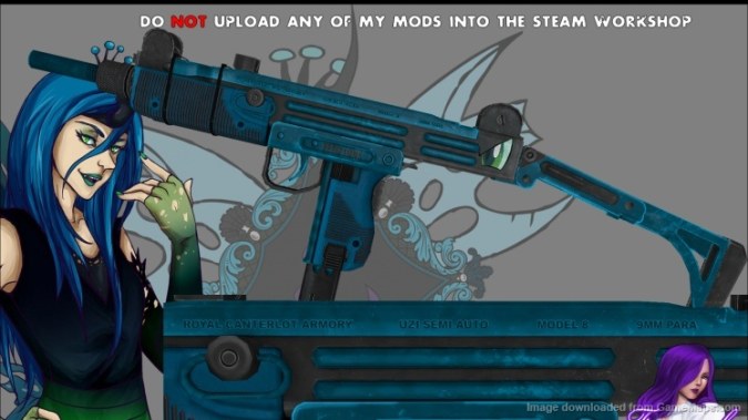 Queen Chrysalis UZI