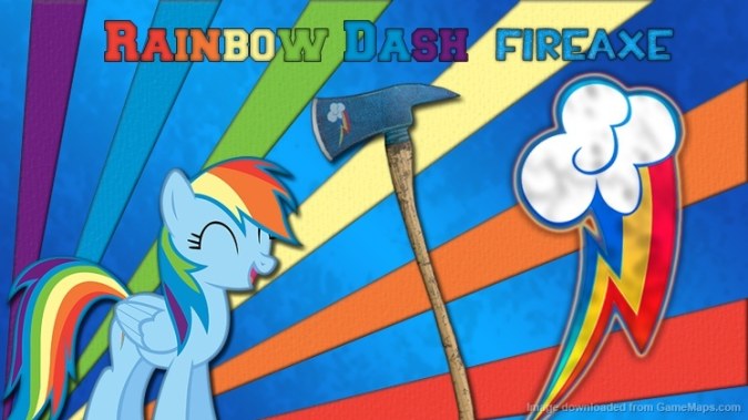 Rainbow Dash fireaxe