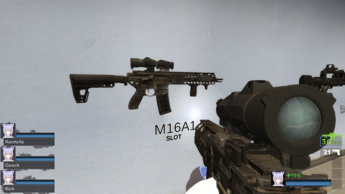 RE8 Village SIG Sauer MCX Virtus SBR with Foregrip, Romeo and Juliet Optic (M16A2)