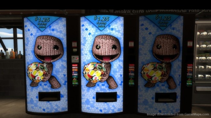Sackboy Vending Machine