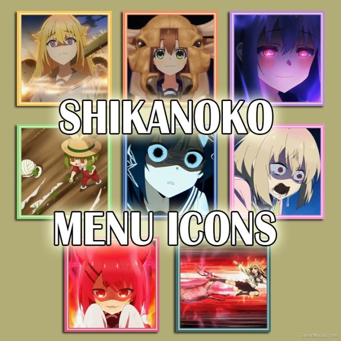 Shikanoko Nokonoko ICON MENU (animados)
