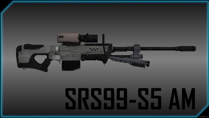 SRS99-S5 AM (Halo 4) Military Sniper Rifle