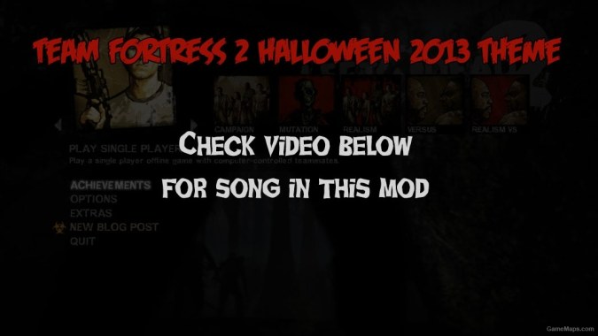 Team Fortress 2 Halloween 2013 theme [menu]