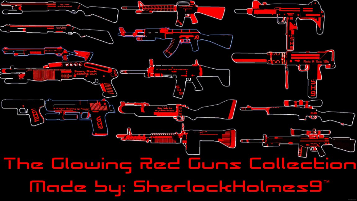 The Glowing Red Guns|Las armas rojas que brillan intensamente