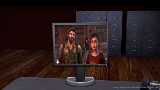 The Last of Us trailer on PC Screen