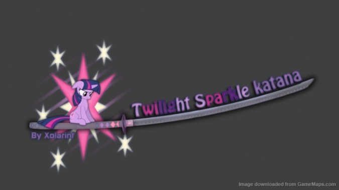 Twilight Sparkle katana