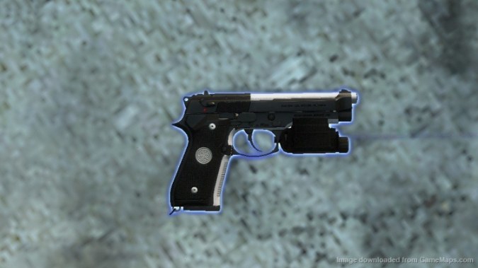 Two tone M9 Beretta (Black/Silver)