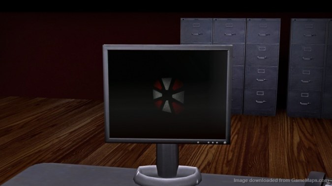 Umbrella on PC Screen