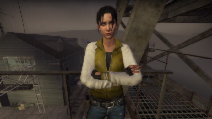 Yellow And White Coat Zoey With Gloves
