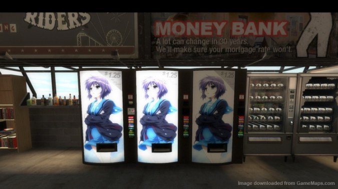 Yuki Nagato Vending Machine Yuki Nagato Vending Machine