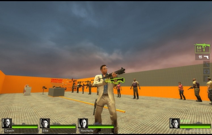 Aac Honey Badger Iron Sights Left 4 Dead 2 Gamemaps