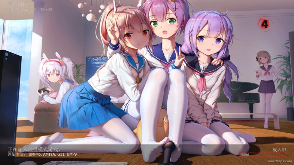 Azur Lane Loading Screen Ç¢§èèªçº¿è¯»åçé¢ Left 4 Dead 2 Gamemaps
